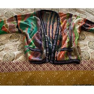 Coogi button up sweater